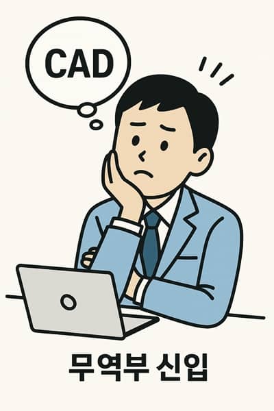 CAD를 고민중인 무역부직원 CAD를 고민중인 무역부직원